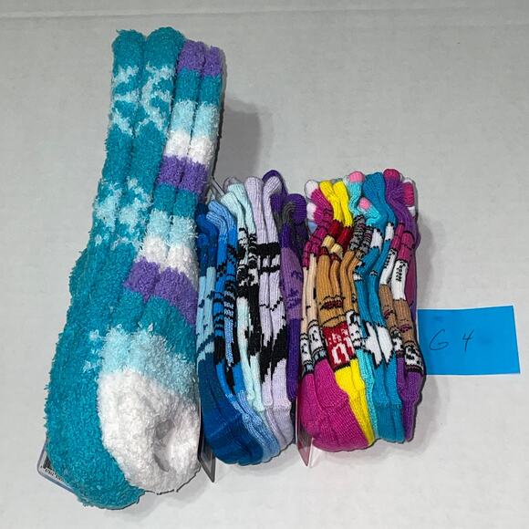 12 PAIRS TODDLER SOCKS FROZEN DESCENDANTS LOL SURPRISE SZ 6-8 NEW - Picture 5 of 6
